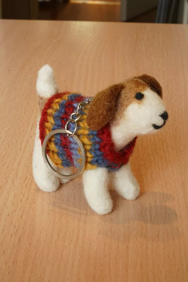 Jack In A Jumper Keyring