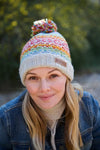 Killarney (Merino) Bobble Beanie Oatmeal