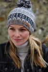 Inveraray (Merino) Bobble Beanie Natural