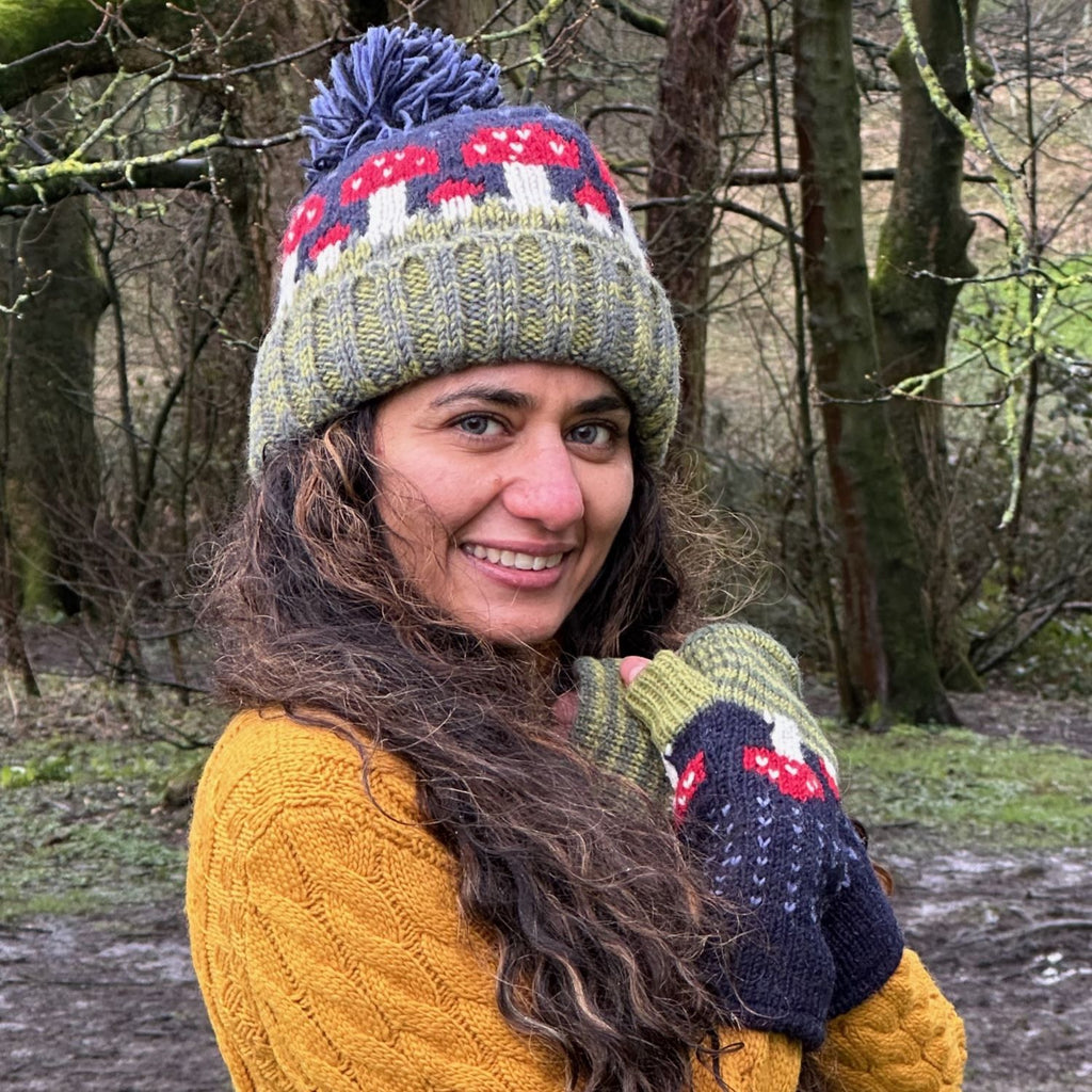 Mushroom Bobble Hat