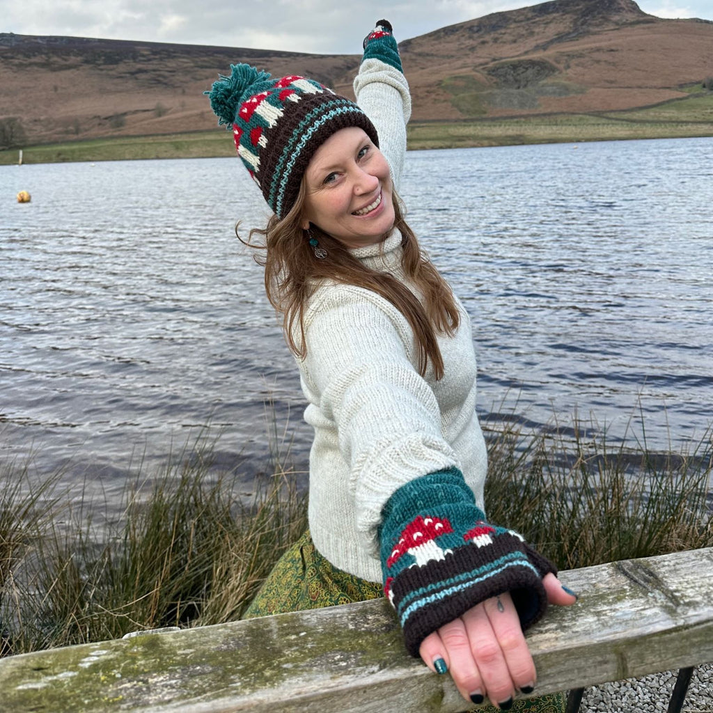 Mushroom Bobble Hat