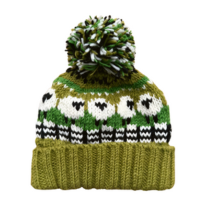 Spring sheep bobble hat