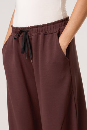 SOFT TOUCH BARREL LEG TROUSERS
