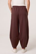 SOFT TOUCH BARREL LEG TROUSERS