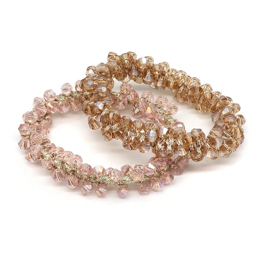 Champagne mix double crystal hairbands