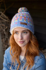 Arundel Bobble Beanie Sky