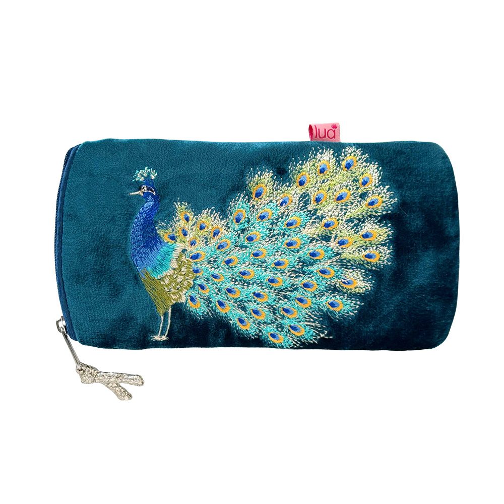 Peacock Glasses Purse