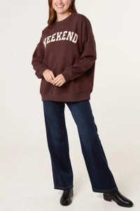 WEEKEND CREW NECK SWEATSHIRT