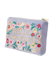 VELVET MINI POUCH - HELLO GORGEOUS - DENIM