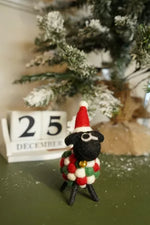 Mini Christmas Sheep Decoration