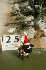 Mini Christmas Sheep Decoration