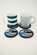 Circus Of Puffins Coaster