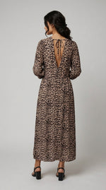 Leopard Print Midi Dress