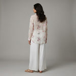 Embellished Sheer Floral Shirt