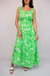 Leaf Print Vest Top & Trousers Set Red