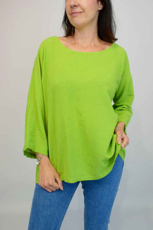 Italian Linen Top