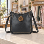 Button Crossbody Bag