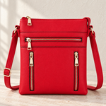 Multi-Zip Crossbody Bag
