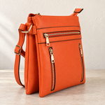 Multi-Zip Crossbody Bag