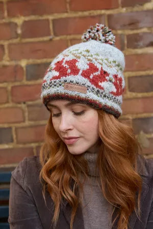 Squirrel Bobble Beanie