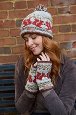 Squirrel Bobble Beanie