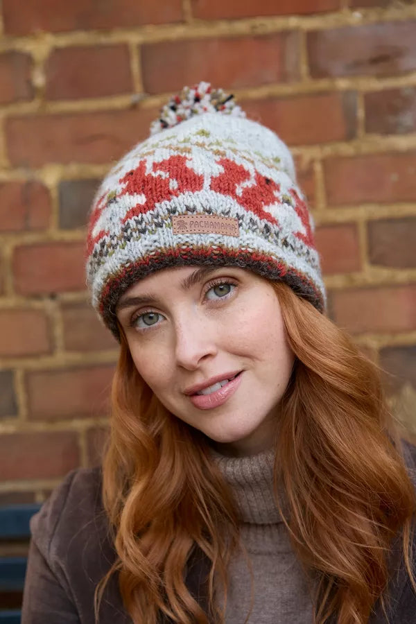 Squirrel Bobble Beanie