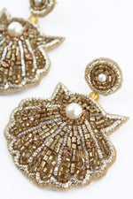GOLD SHELL EARRINGS