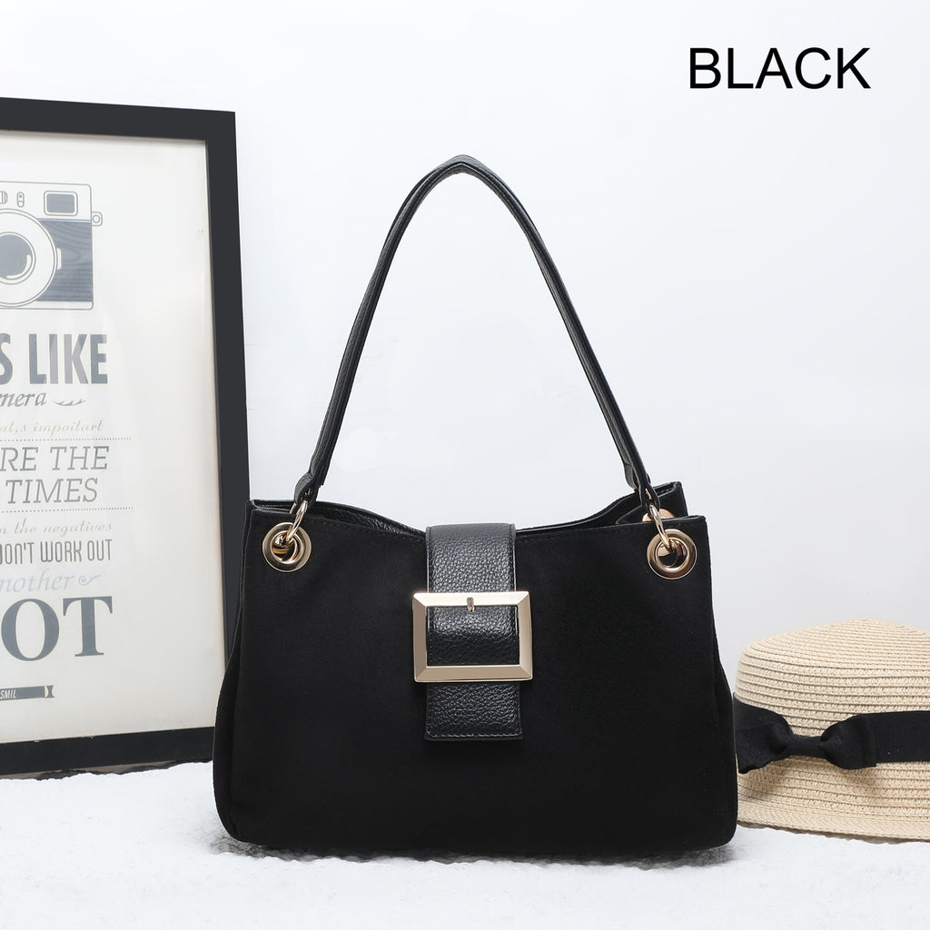 Vegan Suede Tote Bag