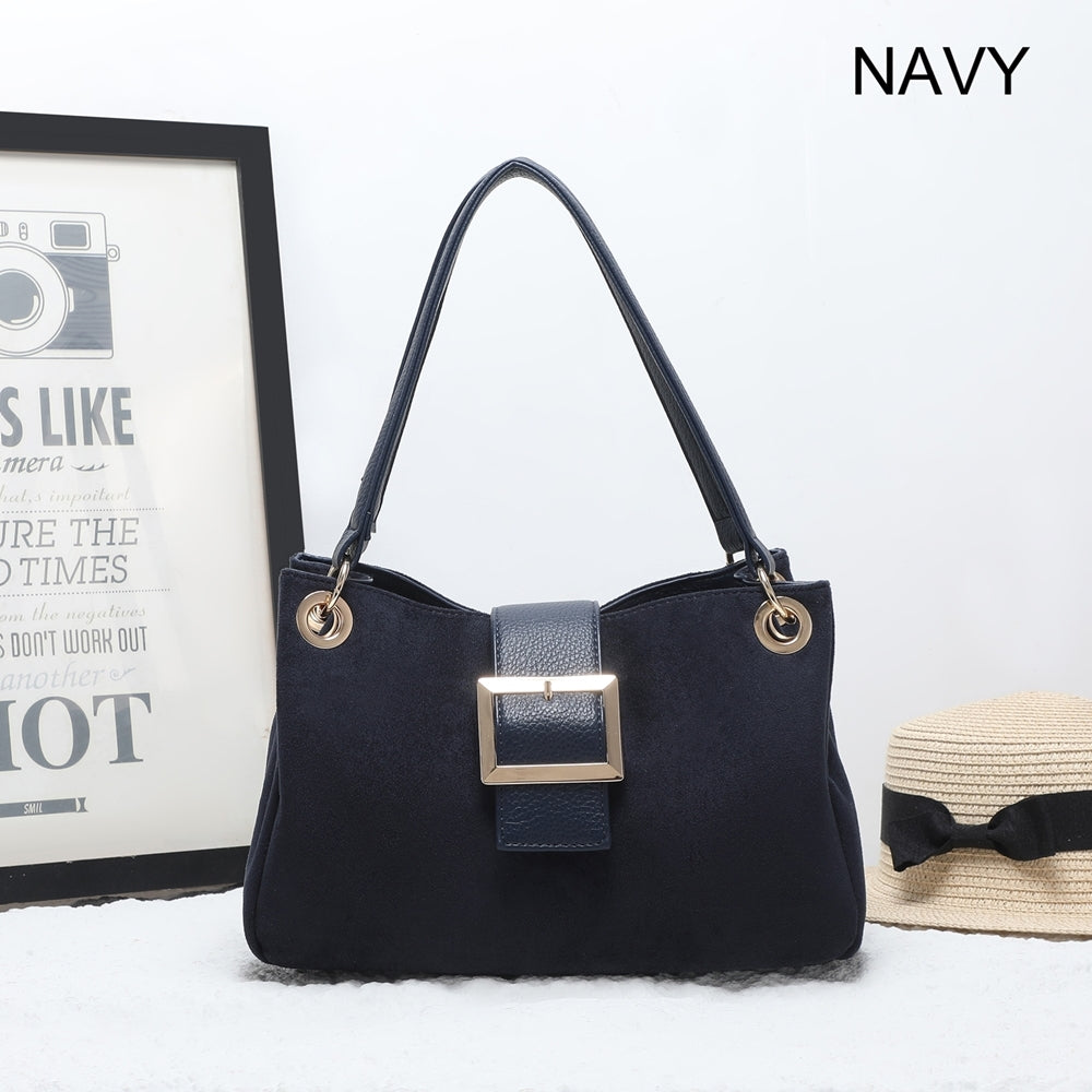 Vegan Suede Tote Bag