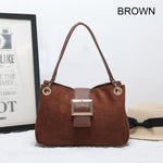 Vegan Suede Tote Bag