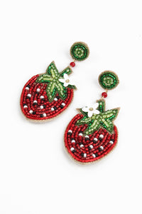 STRAWBERRY EARRINGS