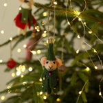 Felt Christmas Tree Mouse Hanging Decoration 🐭🎄