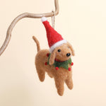 Felt Christmas Tree Polar Bear Hanging Decoration 🐻‍❄️🎄