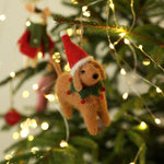 Felt Christmas Tree Polar Bear Hanging Decoration 🐻‍❄️🎄