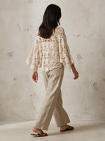 Paisley & Pearls Crochet Shrug