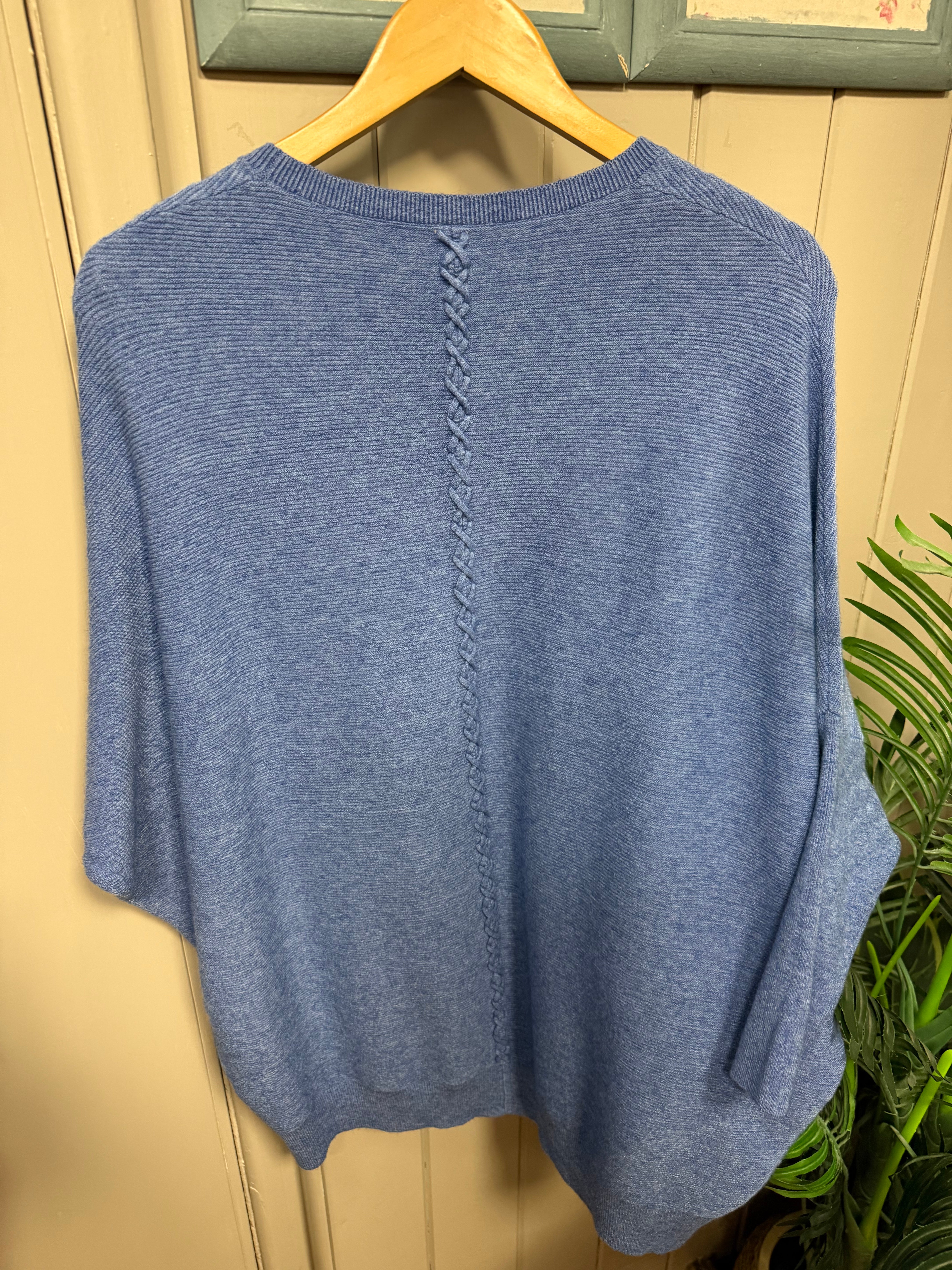 Batwing Knit Jumper with Pockets