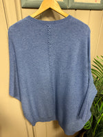 Batwing Knit Jumper with Pockets