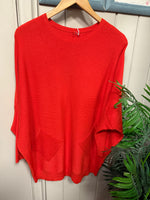 Batwing Knit Jumper with Pockets