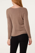 Ribbed Star Jumper