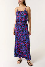 Vibrant Animal Puff Ball Dress