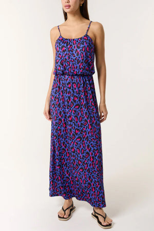 Vibrant Animal Puff Ball Dress