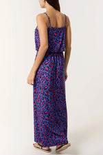 Vibrant Animal Puff Ball Dress