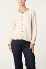 Whimsical Button Knit Cardigan