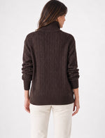 Cable Knit Quarter Zip Jumper