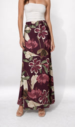Floral Print Maxi Skirt