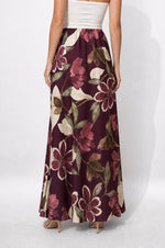Floral Print Maxi Skirt