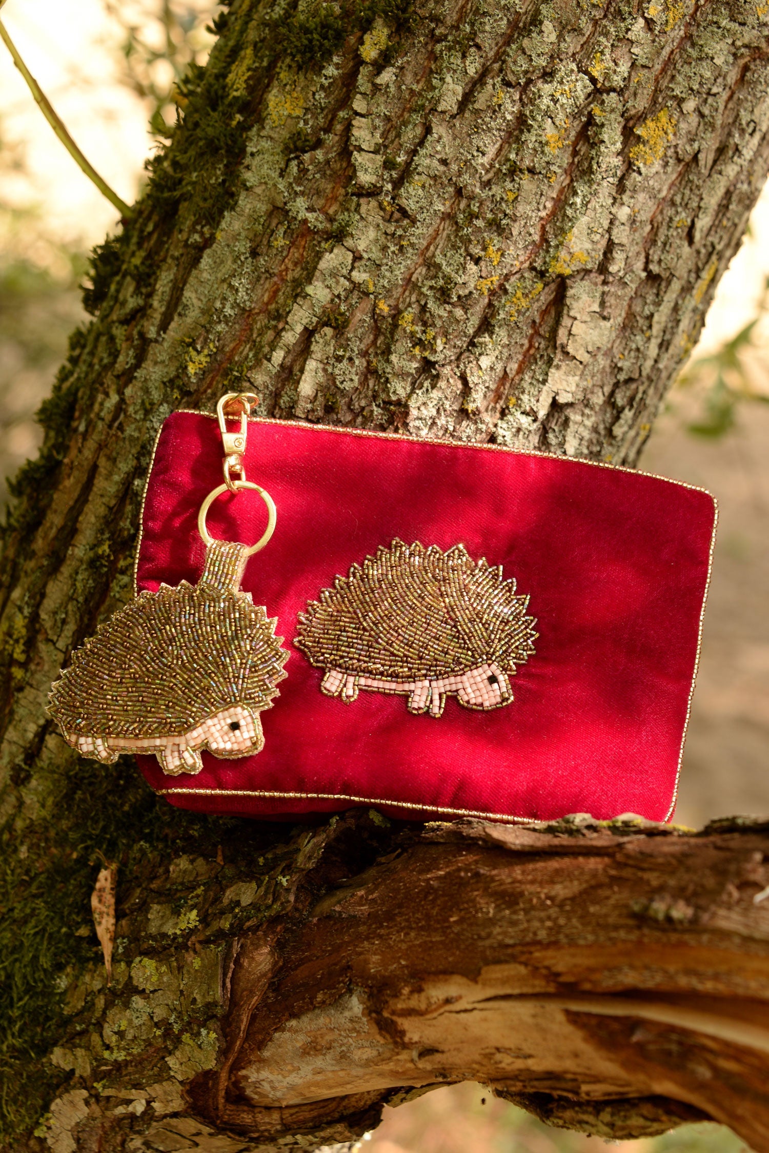 BEADED KEYRING/BAG CHARM