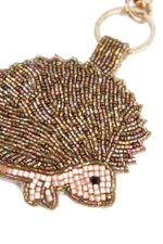 BEADED KEYRING/BAG CHARM