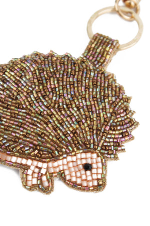 BEADED KEYRING/BAG CHARM