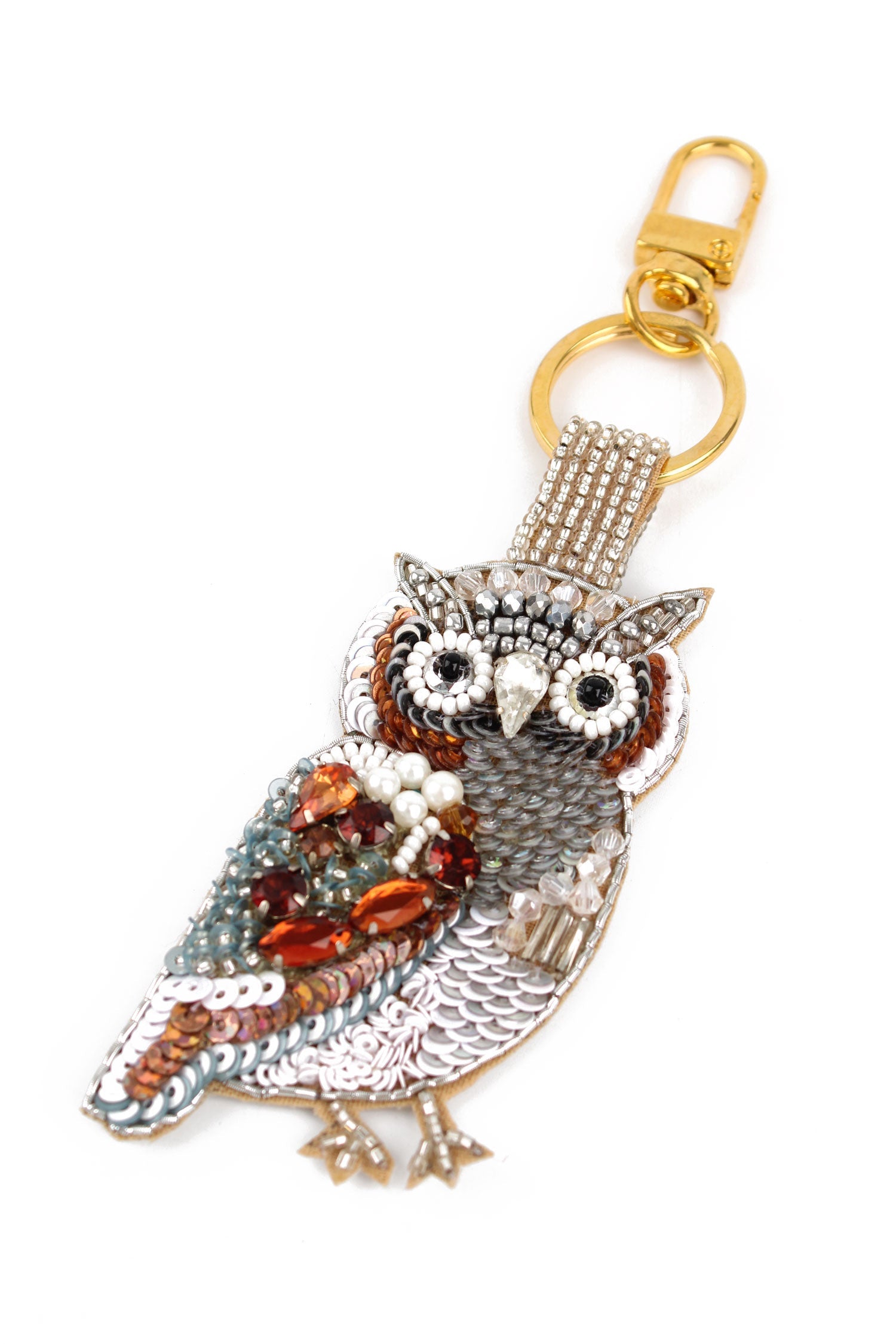 BEADED KEYRING/BAG CHARM